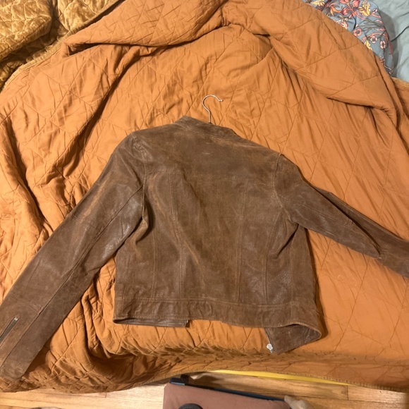 Levi's Genuine Brown Leather Jacket (xs) - Picture 5 of 5
